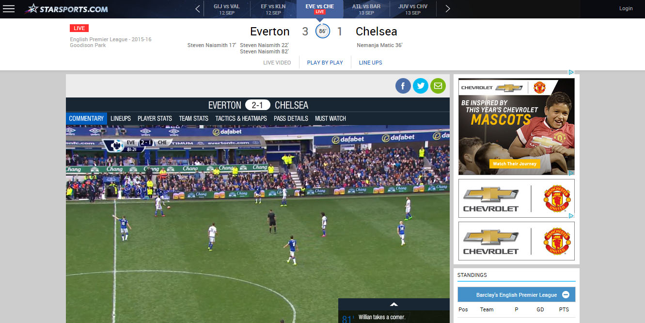 Best free live sports streaming